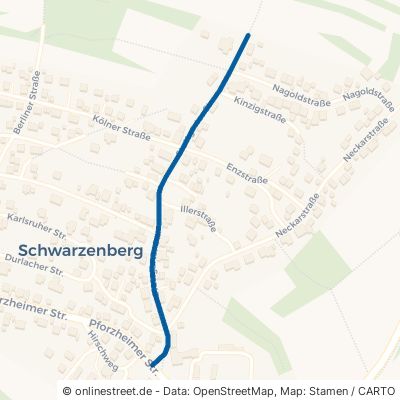Stuttgarter Straße Schömberg Schwarzenberg 