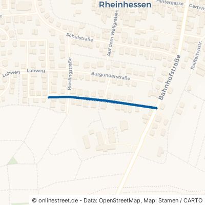 Silvanerstraße Jugenheim in Rheinhessen 