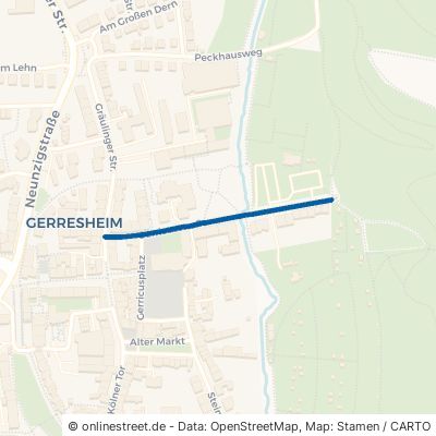 Gerricusstraße Düsseldorf Gerresheim 