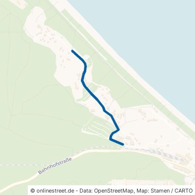 Hauptweg Göhren Mönchgut Forst 