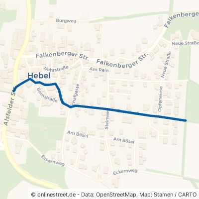 Bornstraße Wabern Hebel 