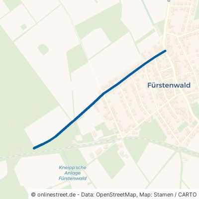 Kopfsteiner Weg Calden Fürstenwald 