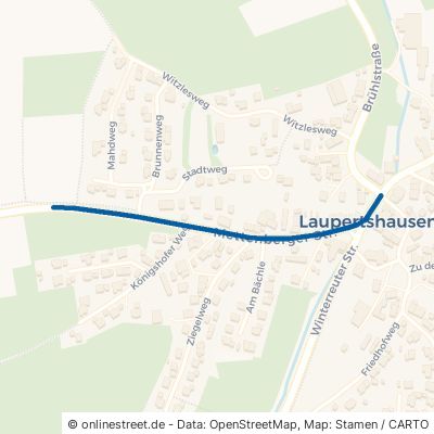 Mettenberger Straße Maselheim Laupertshausen 