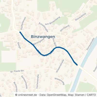 Römerstraße Ertingen Binzwangen 