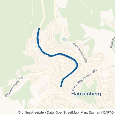 Waldkirchener Straße Hauzenberg Duschlberg 