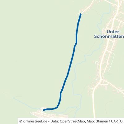 Korsika Weg Wald-Michelbach Unter-Schönmattenwag 