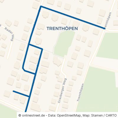 Heilshorner Straße Schwanewede Trenthöpen 