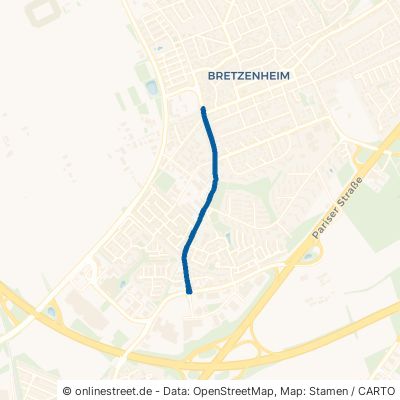 Marienborner Straße Mainz Bretzenheim 