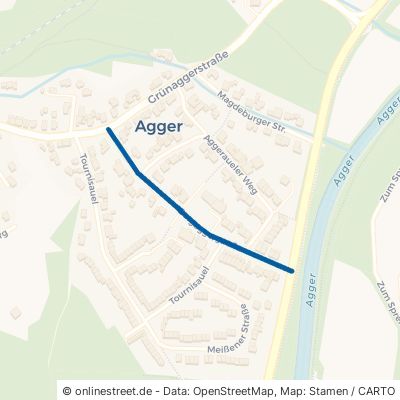 Bergaggerstraße Lohmar Agger 