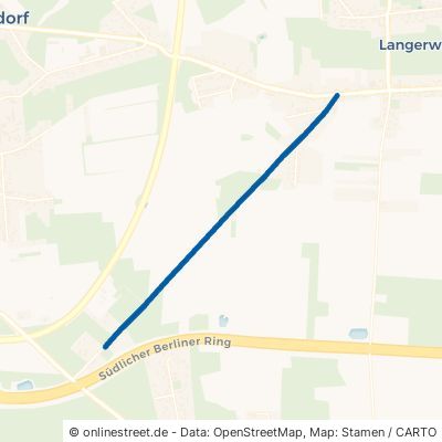 Beelitzer Weg Michendorf Langerwisch 