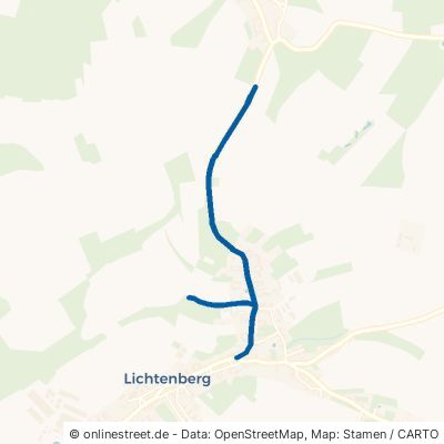 Mittelbacher Straße Lichtenberg Pulsnitz 