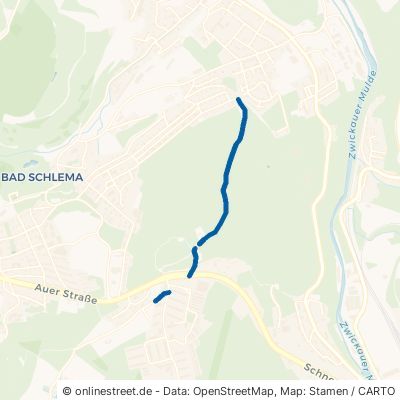 Kohlweg Aue Schlema 