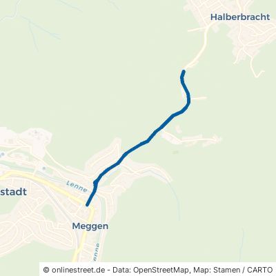 Grubenstraße Lennestadt Meggen 