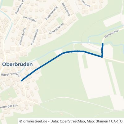 Heslachhöfer Straße Auenwald Oberbrüden 
