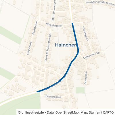 Hanauer Straße Limeshain Hainchen 