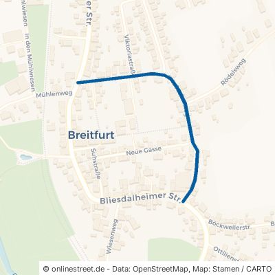 Grießackerweg Blieskastel Breitfurt 