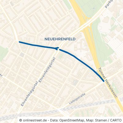 Nußbaumerstraße Köln Neuehrenfeld 