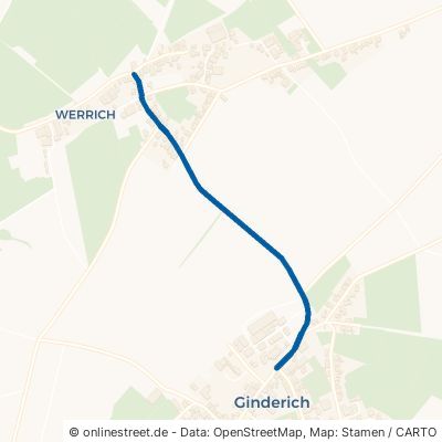Werricher Straße Wesel Ginderich 