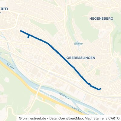 Hindenburgstraße Esslingen am Neckar Stadtmitte 