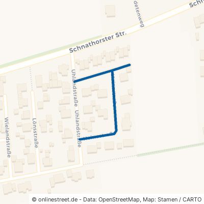 Heinestraße Hüllhorst Schnathorst 