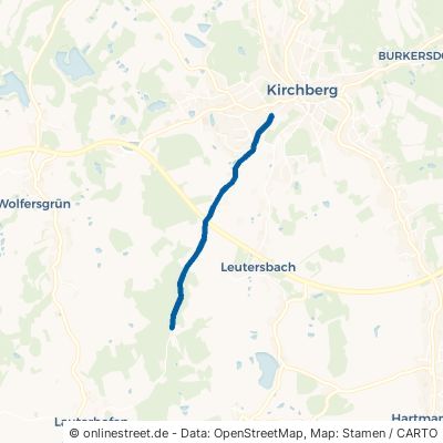 Lauterhofener Straße Kirchberg Leutersbach 