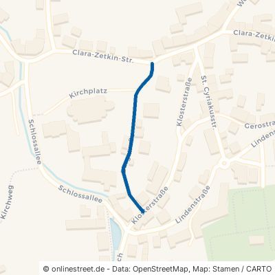 Burgstraße Landkreis Quedlinburg Gernrode 