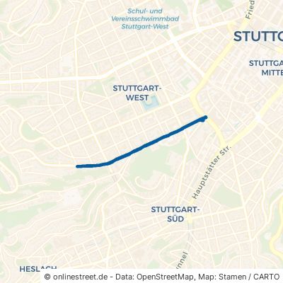 Reinsburgstraße 70178 Stuttgart West Stuttgart-West