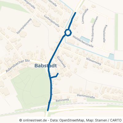 Obergimperner Straße Bad Rappenau Babstadt 