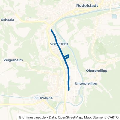 Breitscheidstraße Rudolstadt Schwarza 