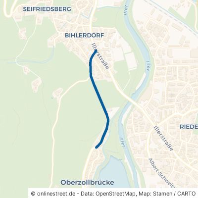Oberzollbrückestraße Blaichach Bihlerdorf 