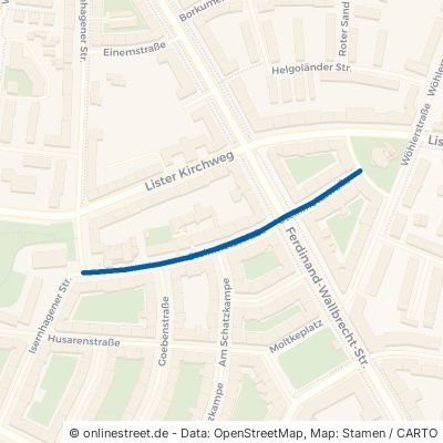 Steinmetzstraße Hannover List 