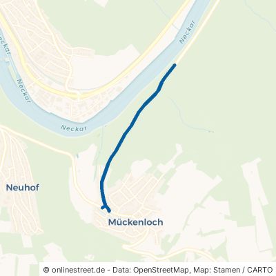 Neckarhäuserhofstraße Neckargemünd Mückenloch 