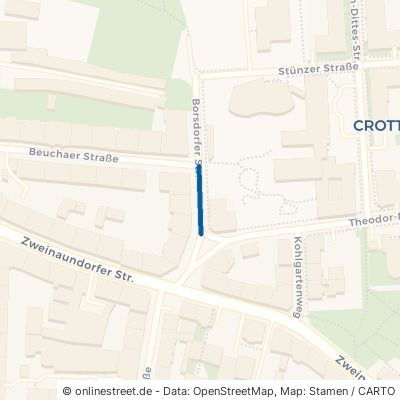 Borsdorfer Straße Leipzig Anger-Crottendorf 