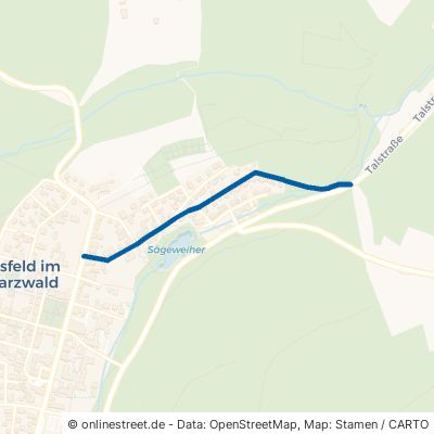 Hörnlishofstraße Königsfeld im Schwarzwald 