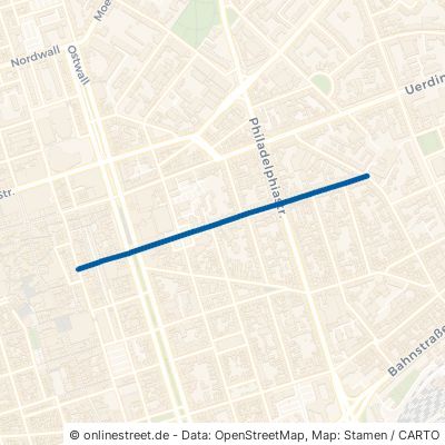 Neue Linner Straße Krefeld Stadtmitte 