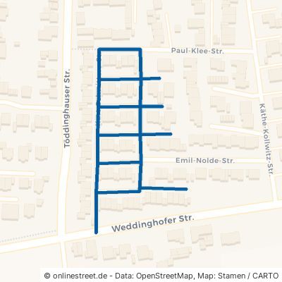 Kurt-Schwitters-Straße Bergkamen Mitte 