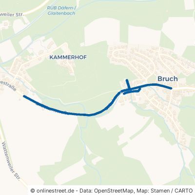 Brückenstraße Weissach im Tal Bruch 