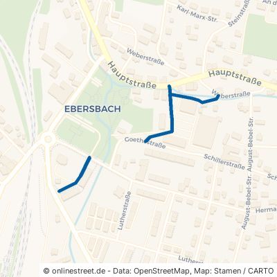 Unterer Kirchweg Ebersbach-Neugersdorf Ebersbach 