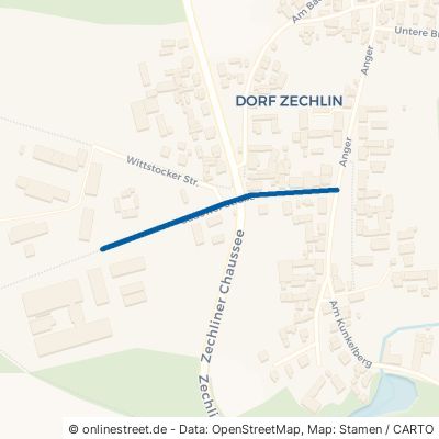Gadower Straße Rheinsberg Dorf Zechlin 