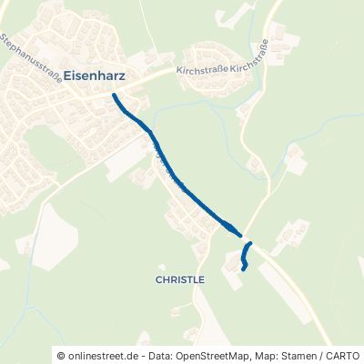 Isnyer Straße Argenbühl Eisenharz 
