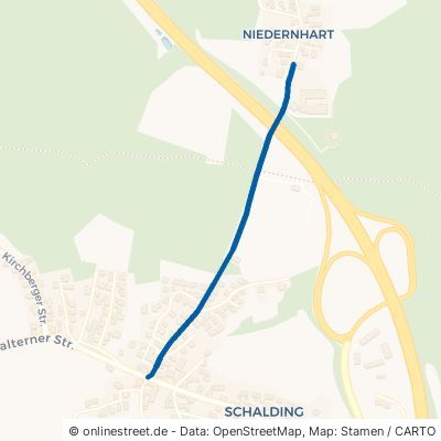 Niederharter Straße Tiefenbach Niedernhart 