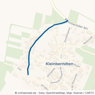 Hinterdorfstraße Sondershausen Kleinberndten 