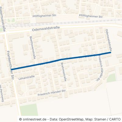 Von-Gluck-Straße Worms Pfeddersheim 
