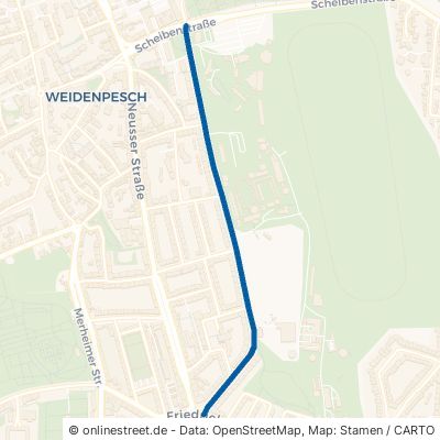 Rennbahnstraße Köln Weidenpesch 
