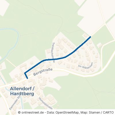 Hardtbergstraße Frankenau Allendorf 