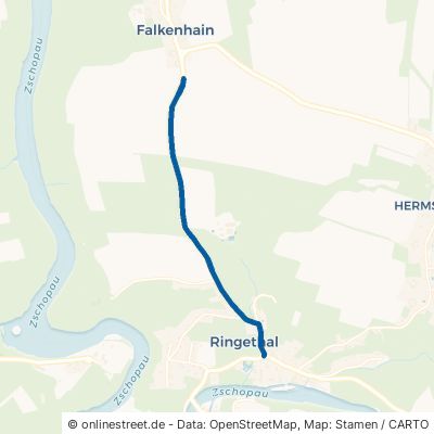 Falkenhainer Straße Mittweida Ringethal 