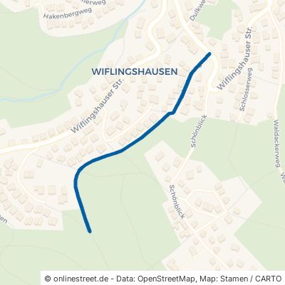 Hubertusweg Esslingen am Neckar Wiflingshausen 