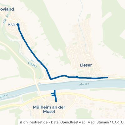 Moselstraße Mülheim (Mosel) 