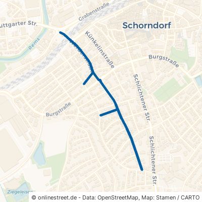 Werderstraße Schorndorf 