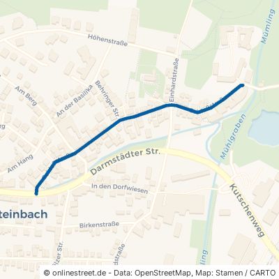 Schloßstraße Michelstadt Steinbach 